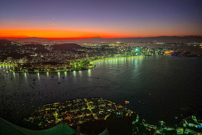 Rio de Janeiro sunset by Jeep Italian speaking guide
