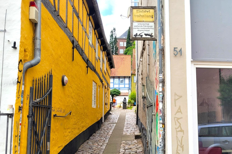 Flensburg: Ontspannen wandelen in historische oude binnenstad en haven