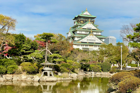 Osaka: Castello di Osaka - Tsuruhashi - Tennoji (guida in spagnolo)