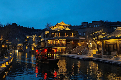 Beijing: Great Wall & Gubei Water Town Day to Night Tour Private Group Gubei Water Town & Simatai Great Wall Day Trip