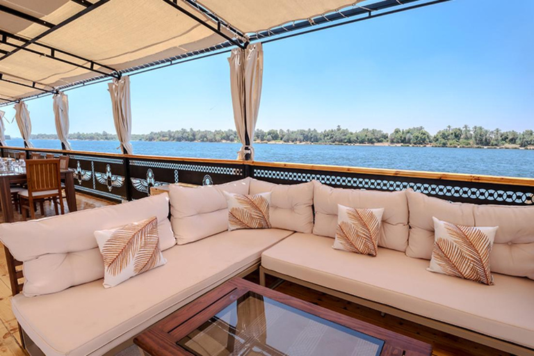 Asuan: 2-dniowy rejs statkiem Dahabiya po Nilu z Asuanu do Luksoru