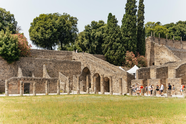 From Rome: Pompeii, Amalfi Coast and Positano Day TripSemi-Private Tour Upgrade with Limoncello Tasting