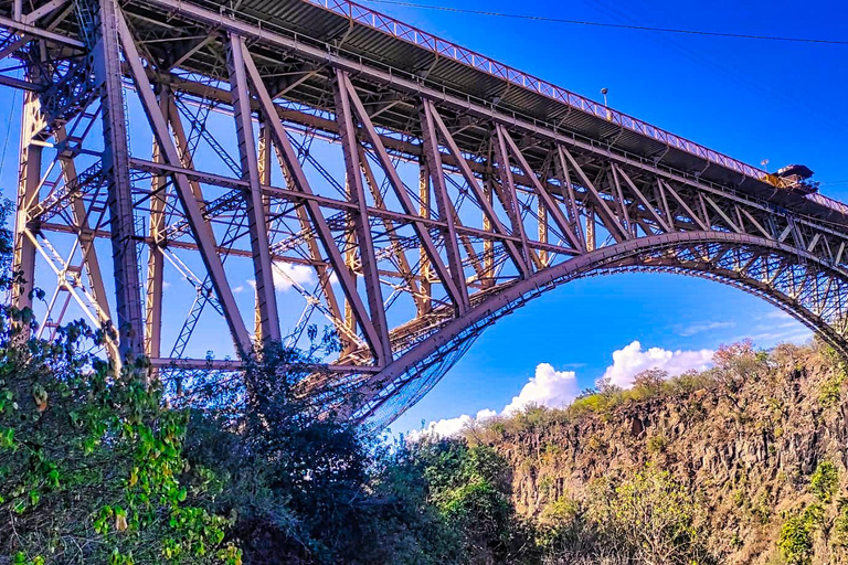 Guided Hike under the Bridge into the Zambezi Gorge Victoria Falls: Gorge Hike under the Bridge