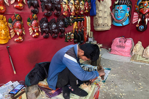 Kathmandu: Wood Carving Workshop and Changunarayan Tour