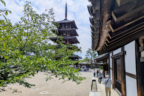 From Osaka: Horyuji Temple and Mount Ikoma Day Tour