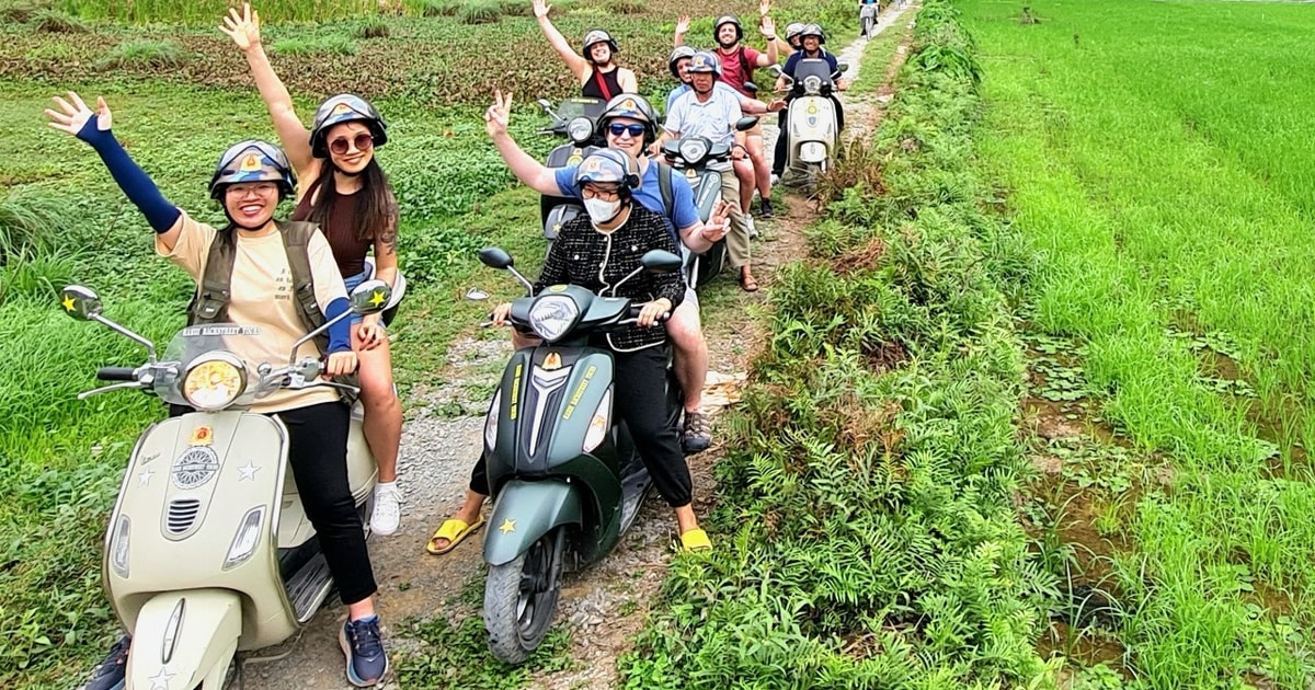Best Family & Friend Day Trips and Activities in Vietnam 64 Ninh Binh Vespa Tours from Hanoi: Vespa + Boat + Daily Life
