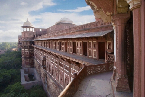 From Delhi: Taj Mahal, Agra Fort, and Baby Taj Day Trip Private Tour with Car, Driver, Guide, Tickets & 5-Star Meal