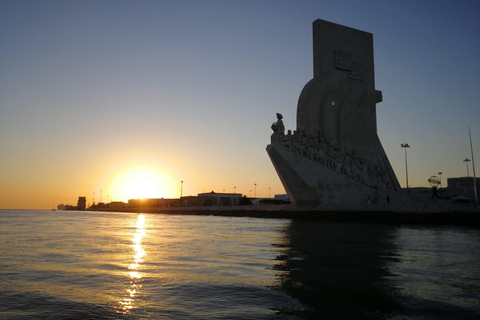 Lisbon Speedboat Sunset with Monuments Sightseeing
