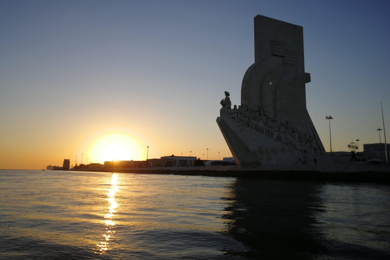 Lisbon Speedboat Sunset with Monuments Sightseeing