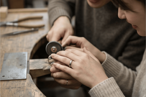 Vintage Ring-Making Workshop in Shinjuku
