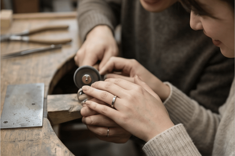 Vintage Ring-Making Workshop in Shinjuku