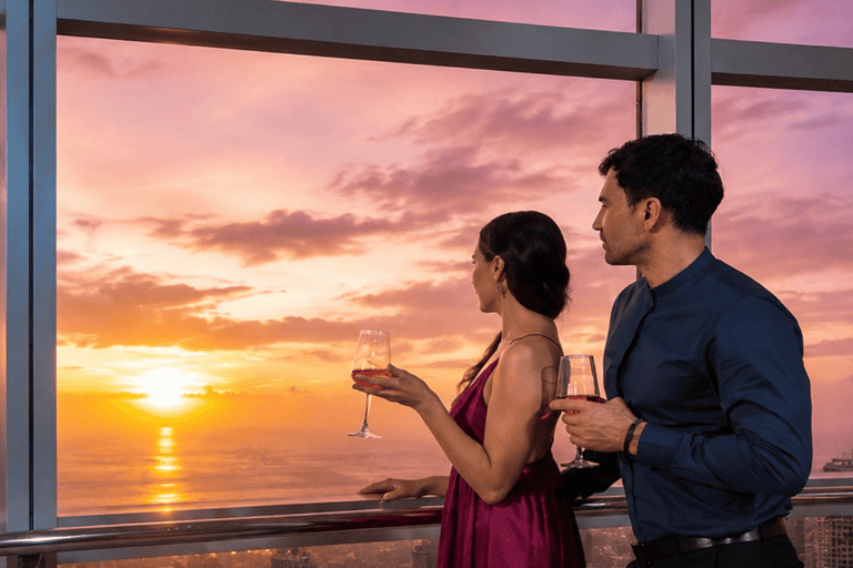 Colombo: Lotus Tower 360° Revolving Buffet & Tuk-Tuk Safari Meet at Lotus Tower Entrance: Restaurant Lunch/Dinner Buffet
