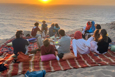 Agadir: Sunset Sandboarding Adventure, Canyon Tour & Dinner