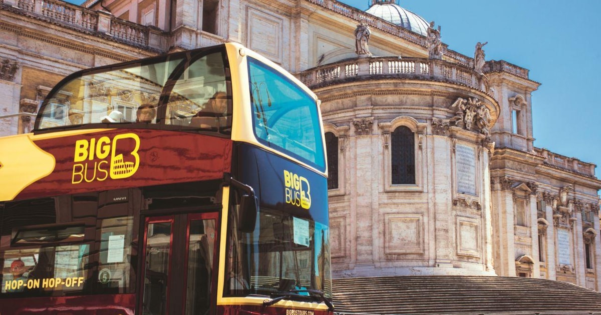 Rzym: Big Bus Hop-on Hop-off Tour i wycieczka łodzią po rzece ...