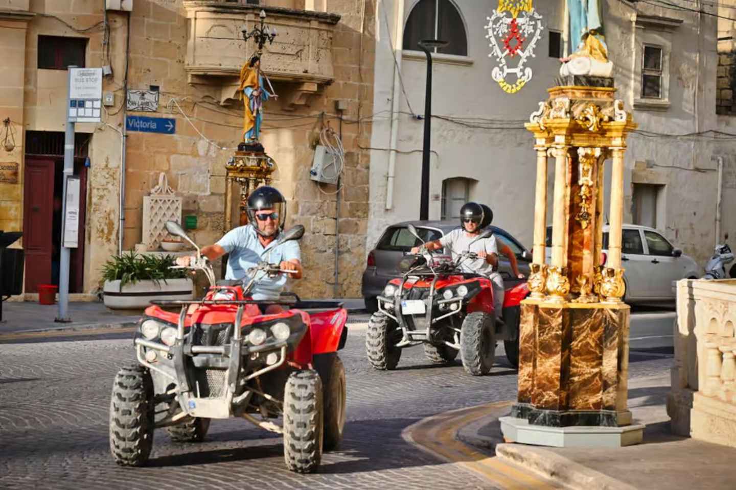Malta: Gozo Quad Bike Tour with Private Boat Ride
