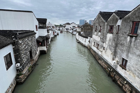 Shanghai: viaggio all-inclusive ai giardini di Suzhou e al Canal GrandeShanghai: tour completo dei giardini di Suzhou e del Grande Canale