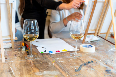 Savannah: Mystery Paint & Sip Night at a Trendy Brewery