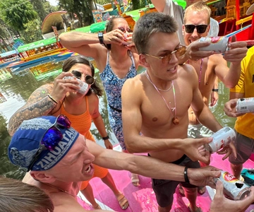 Cidade do México: Festa de barco em Xochimilco com bebidas ilimitadas