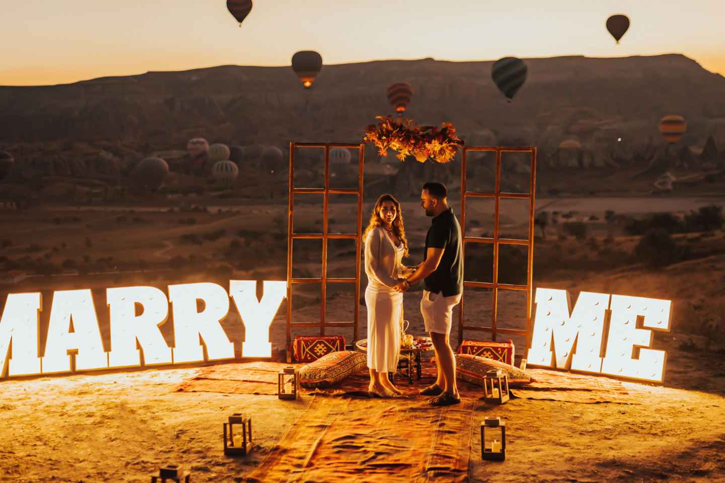 Marriage Proposal Surprise & Engagement in Cappadocia