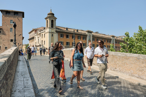 Rome Food Tour: Trastevere, Tiber Island & Local Tastings PRIVADO Tour Gastronómico Trastevere e Isla Tiberina Español