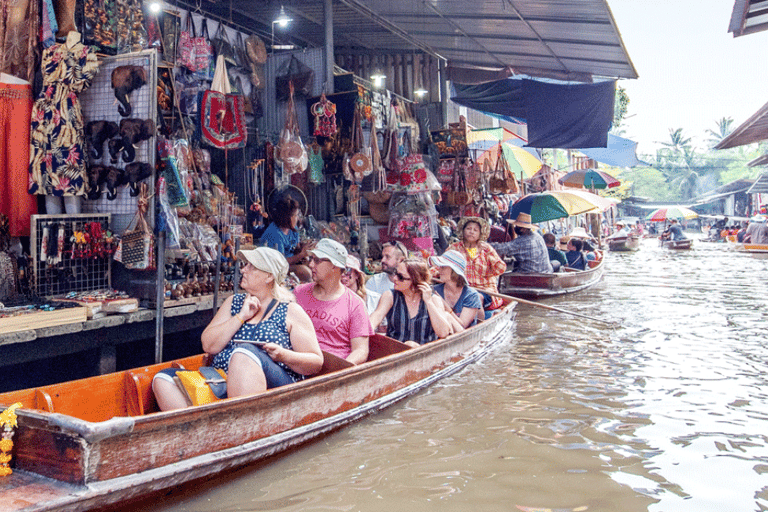 Bangkok: Damnoen Saduak Floating Market and Maeklong Railway