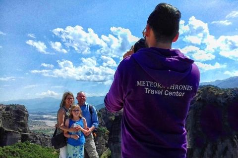 De Thessalonique: excursion d'une journée en train aux Météores avec guideBillets de train en première classe - Visite en espagnol