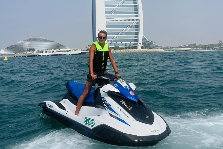 Dubaï : Aventure en jetski avec vue sur Burj Khalifa et Burj Al Arab