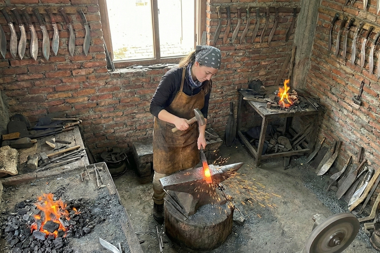 Gorkhali Khukuri Making with Patan Temple and Khokana Tour