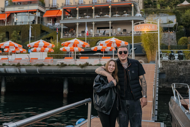 Bellagio & Varenna: Guided yacht tour to Varenna among iconic villas