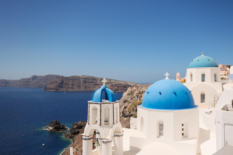 Visita turística privada de Santorini con cata de vinos gratuitaVisita panorámica de Santorini con cata de vinos