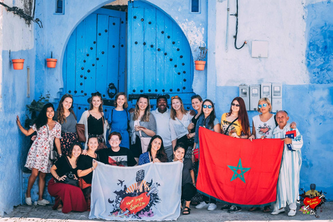 From Spain: Morocco Fantasy Blue Cities 3-Day Guided Tour