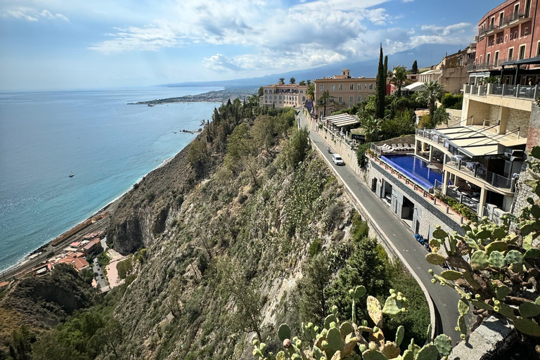 Taormina: privétour van een dag met pick-up vanaf Catania