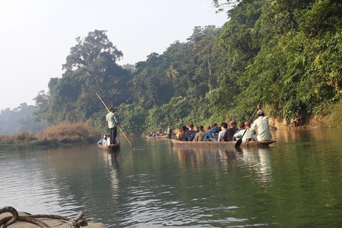 3 noites e 4 dias no Parque Nacional de Chitwan com estadia de uma noite na torre