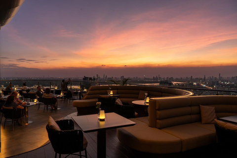Bangkok: Cielo Sky Bar & Restaurant Rooftop Sharing Set for 2 People