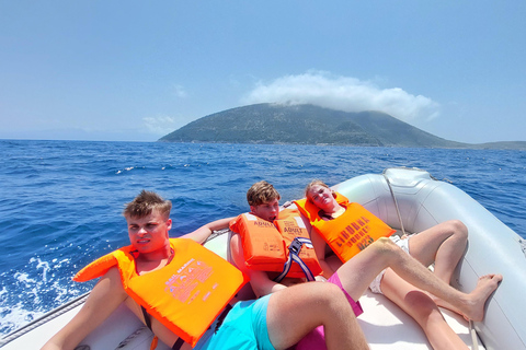 From Durres: Sazan Island & Karaburun Peninsula Boat Tour