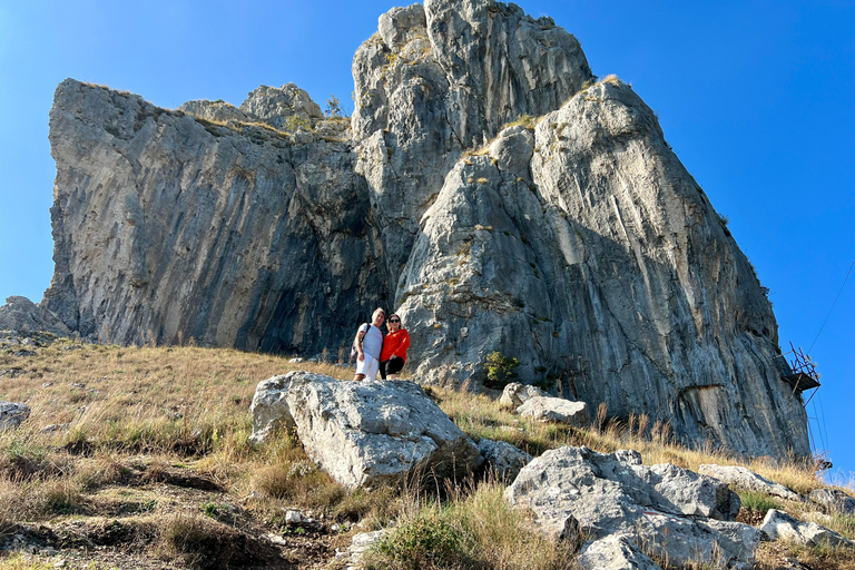 Hike on Gamti Mt & Bovilla Lake from Tirana on Land Rover