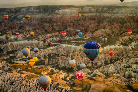Antalya: Cappadocia Tour with Cave Hotel & Balloon Watching Tour with Cave Hotel Stay