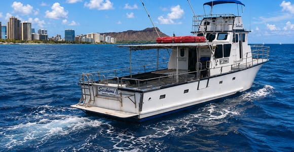 Honolulu: 3-Hour Bottom Fishing on Sashimi II