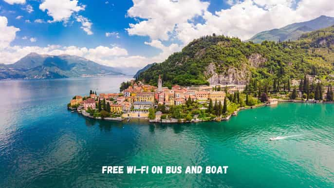 From Milan: Como, Lugano and Bellagio Exclusive Boat Cruise