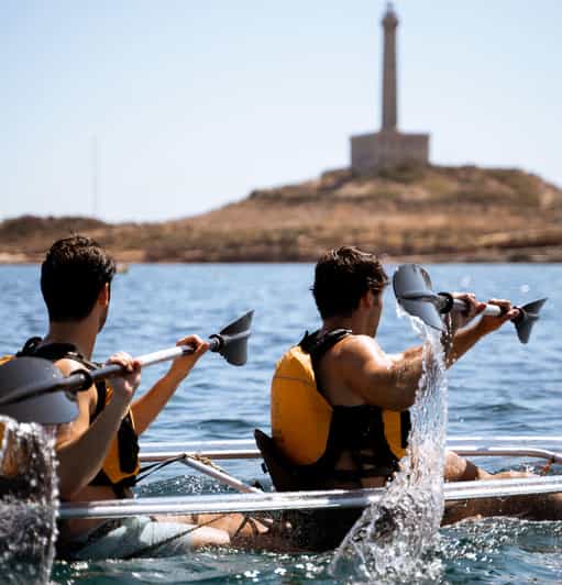 Transparent Kayak: Guided tour in Cabo de Palos
