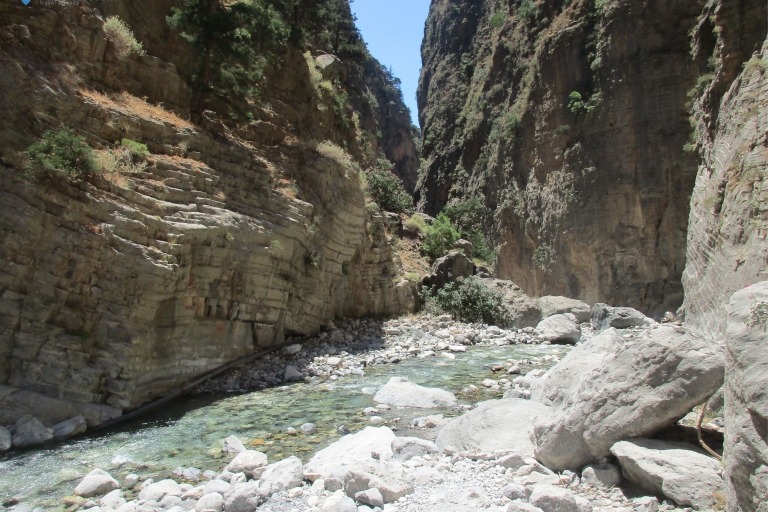 Desde Rethymno Ruta de un día por el desfiladero de Samaria con recogidaDesde Gerani, Petres, Dramia, Kavros y Georgioupolis