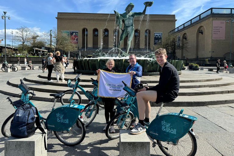 Göteborg: Cykeltur med transfer till stadens höjdpunkterGöteborg: City Highlights Bike Tour med transfer