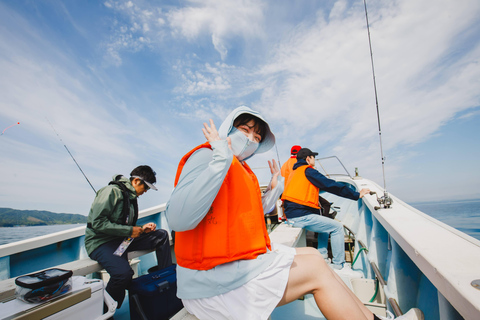 Osaka : Excursion de pêche, déjeuner et dîner avec un pêcheur certifié