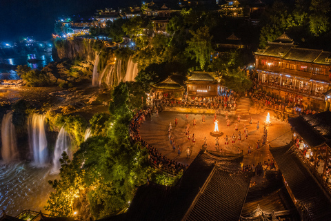 Furong Ancient Town: Tickets & Private Transfer Options 3 Days Entry Ticket & Cultural Show