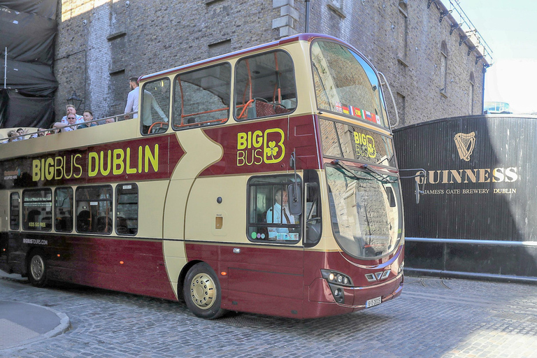 Dublin: Big Bus Hop-On, Hop-Off Tour with Live Guide48-Hr Hop on/off &amp; Walking Tour, Coastal Tour &amp; Night Tour