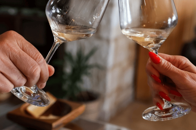 From Paphos: Aphrodite Experience, Sea Caves, & Winery Tour