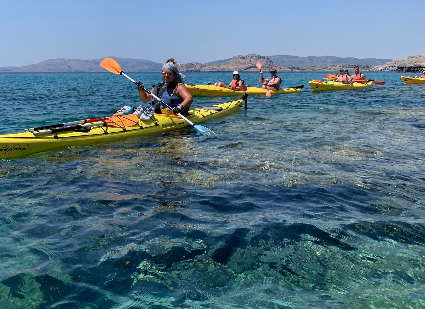 Havkajak på Rhodos "I piraternes fodspor"