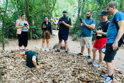 Cu Chi Tunnels Tour med lunch (Pho)-LESS TOURISTY-Max 7pax