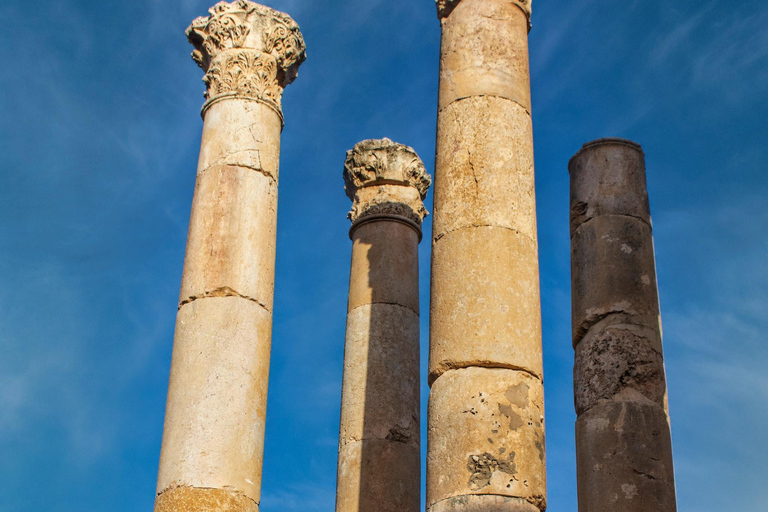 Au départ d'Amman : visite d'une jounée de Jerash et de la mer MorteTransport et billets d'entrée