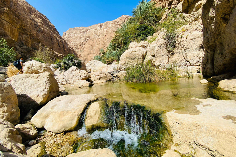 Mascate: Jornada completa en Wadi Shab y el sumidero de Bimmah + almuerzo libre